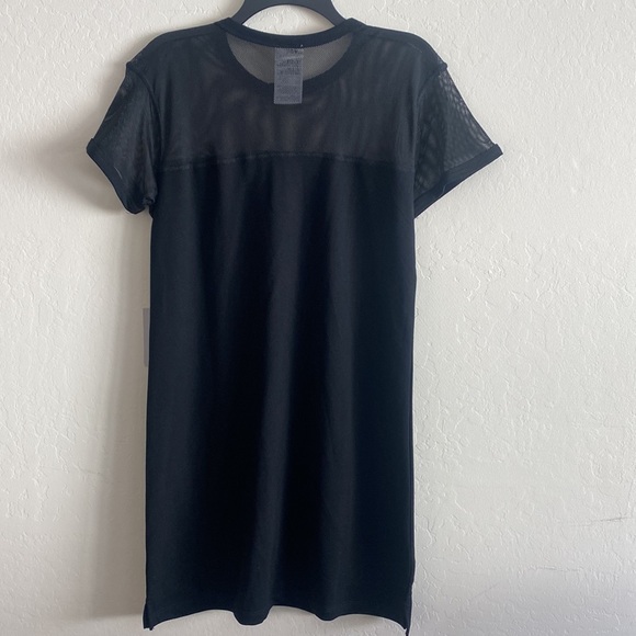 DKNY Womens Sport Mesh-Blocked T-Shirt Dress S NWT - Picture 6 of 8